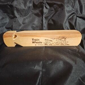 Wood Train‎ Whistle USA Novelty Toy Musical Instrument Gift Souvenir